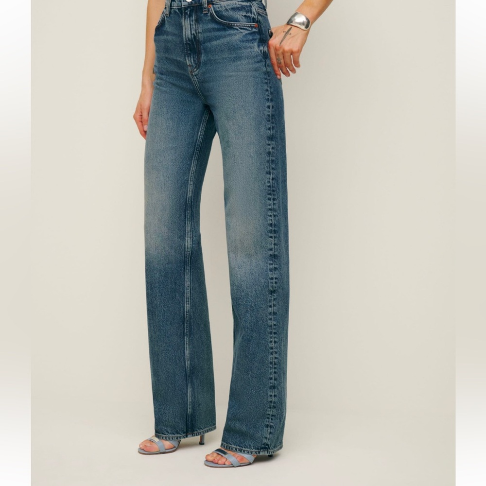 Reformation Wilder High Rise Wide Leg Jean size 28